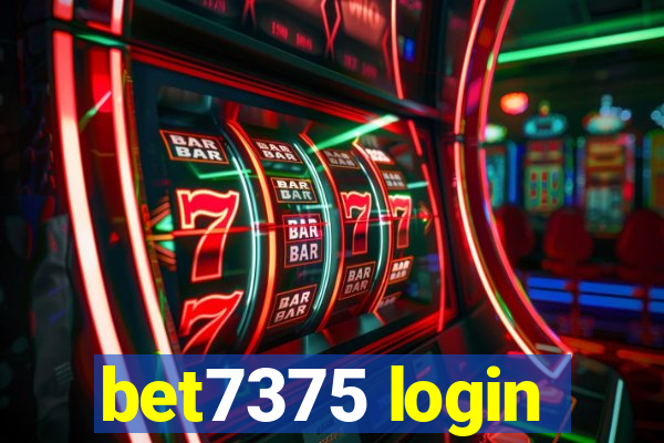 bet7375 login